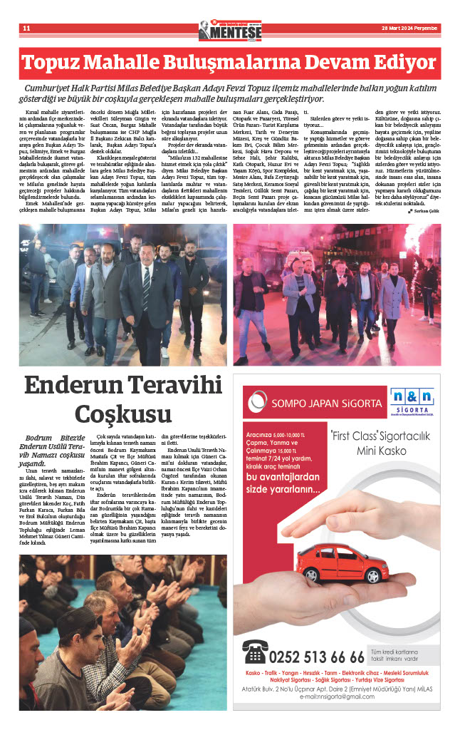 Menteşe Gazetesi 12907.Sayı