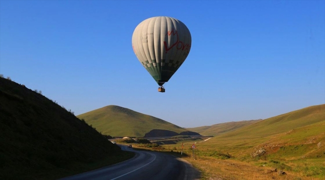 Ordu'da Yayla Turizmini Canlandırmak İçin Sıcak Hava Balonu Deneme Uçuşu Yapıldı