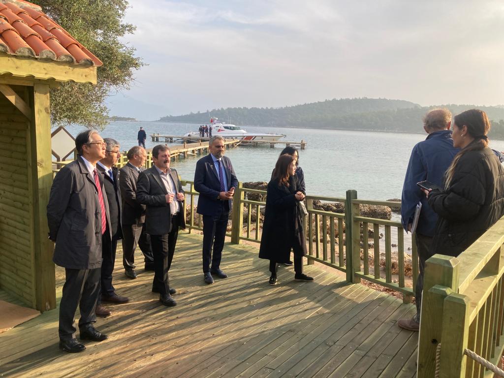 Güney Kore Büyükelçisi Kleopatra Adası’nı ziyaret etti