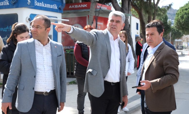 Başkan Aras, Gündoğan Mahallesi'nde İncelemelerde Bulundu