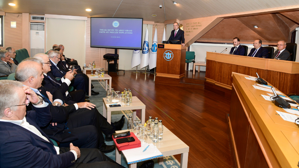 İMEAK Deniz Ticaret Odası’nın Ekim Ayı Meclis Toplantısı yapıldı