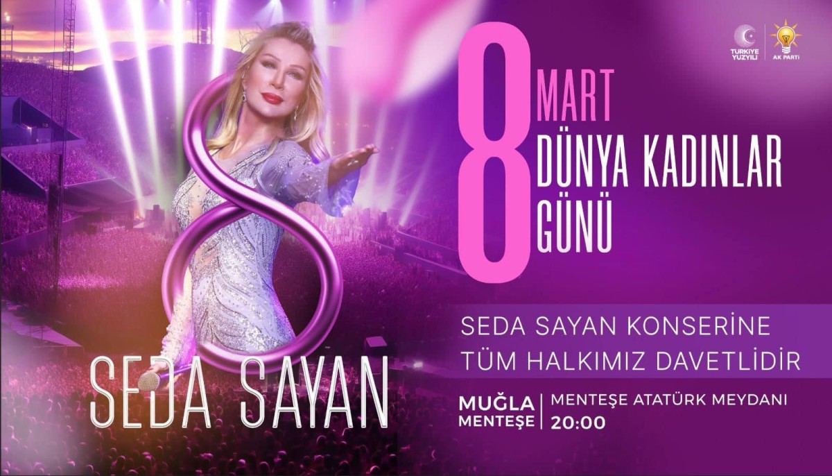 Muğla AK Parti’den Seda Sayan Konseri