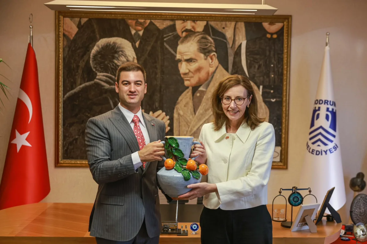 Birleşik Krallık Türkiye Büyükelçisi Jennifer Anderson’dan Bodrum Belediyesine Ziyaret