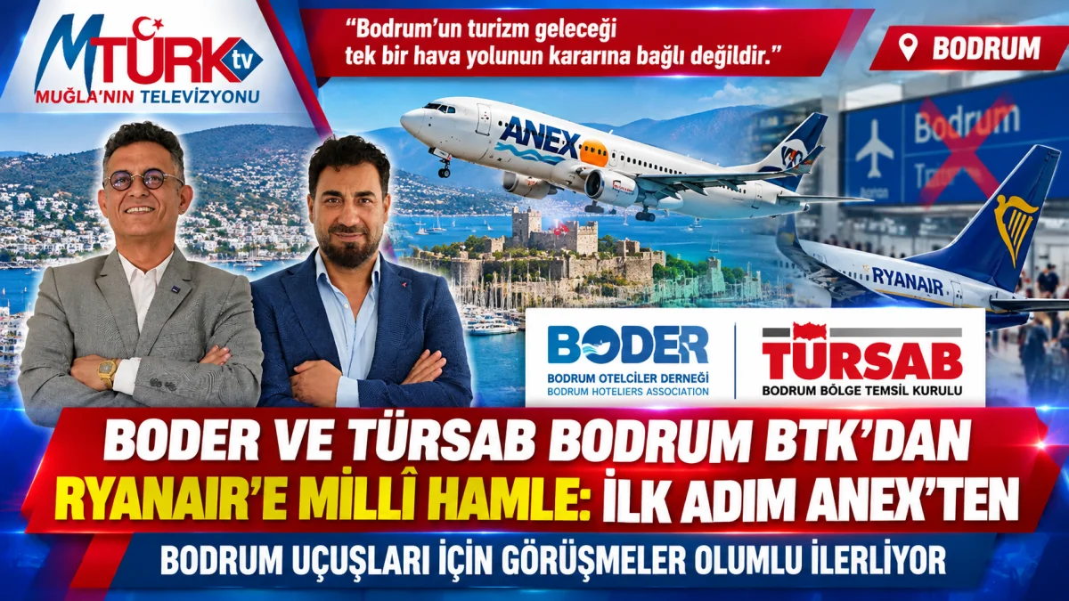 Bodrum uçuşlarında Ryanair sonrası ANEX ile görüşmeler sürüyor