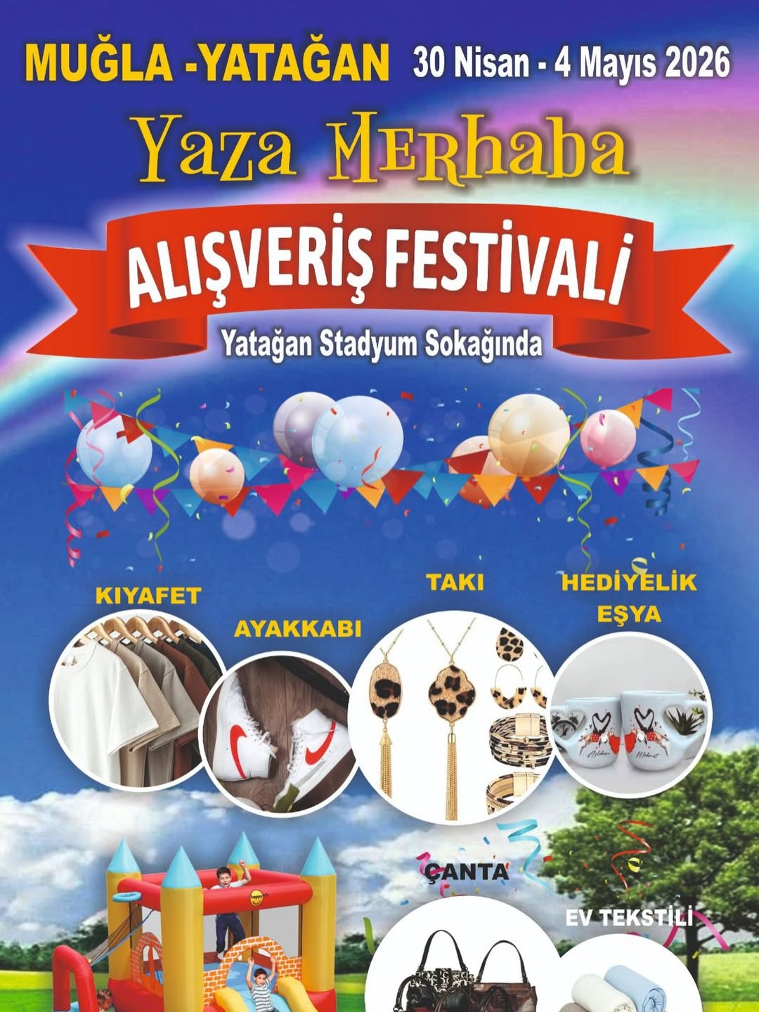 YAZA MERHABA ALIŞVERİŞ FESTİVALİ 30 NİSAN’DA BAŞLIYOR