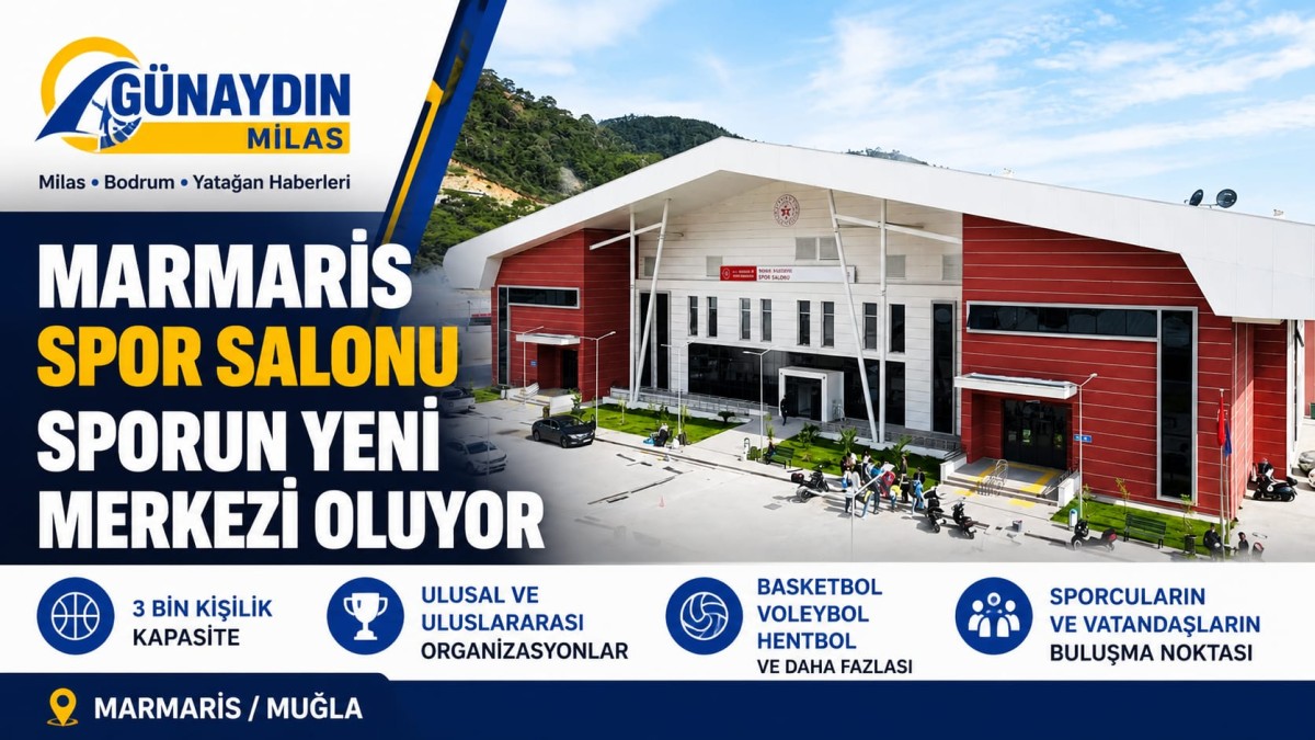 Marmaris Spor Salonu Sporun Yeni Merkezi Oluyor