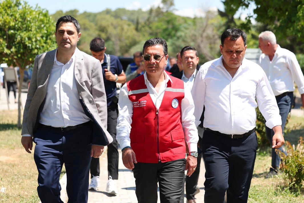 AHMET ARAS DALAMAN VE ORTACA'DA ÇALIŞMALARI İNCELEDİ