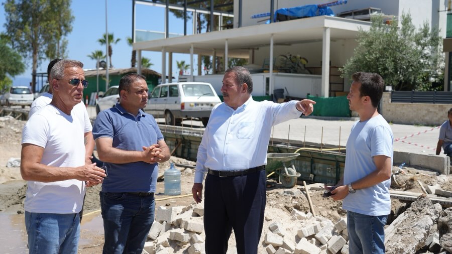 “Başkan Topuz ve Meclis Üyeleri Ören’de Yol ve Çevre Düzenleme Çalışmalarını İnceledi”