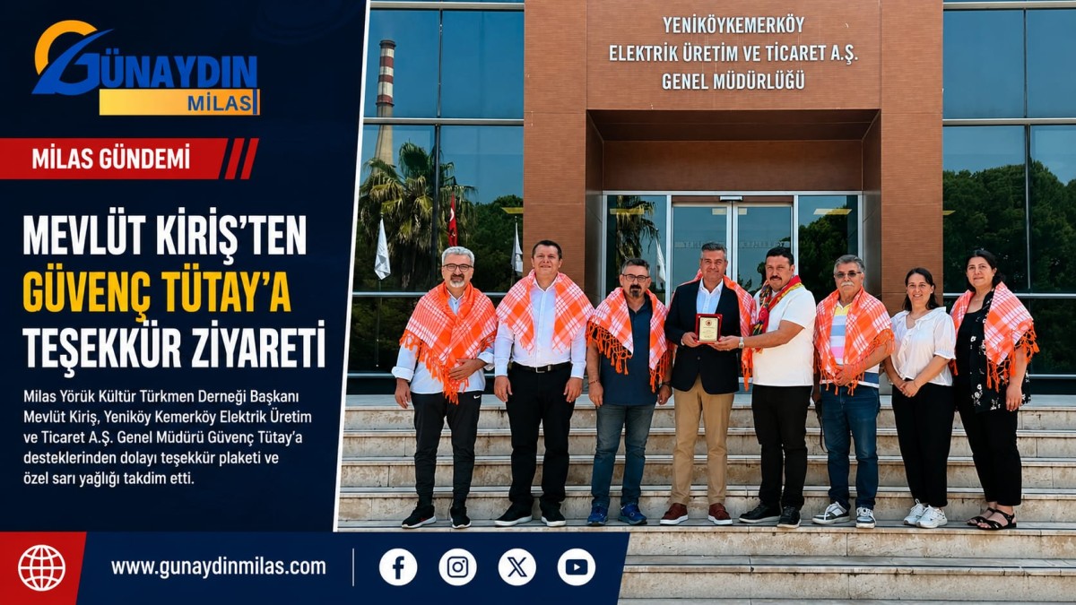 Mevlüt Kiriş’ten Güvenç Tütay’a Teşekkür Ziyareti