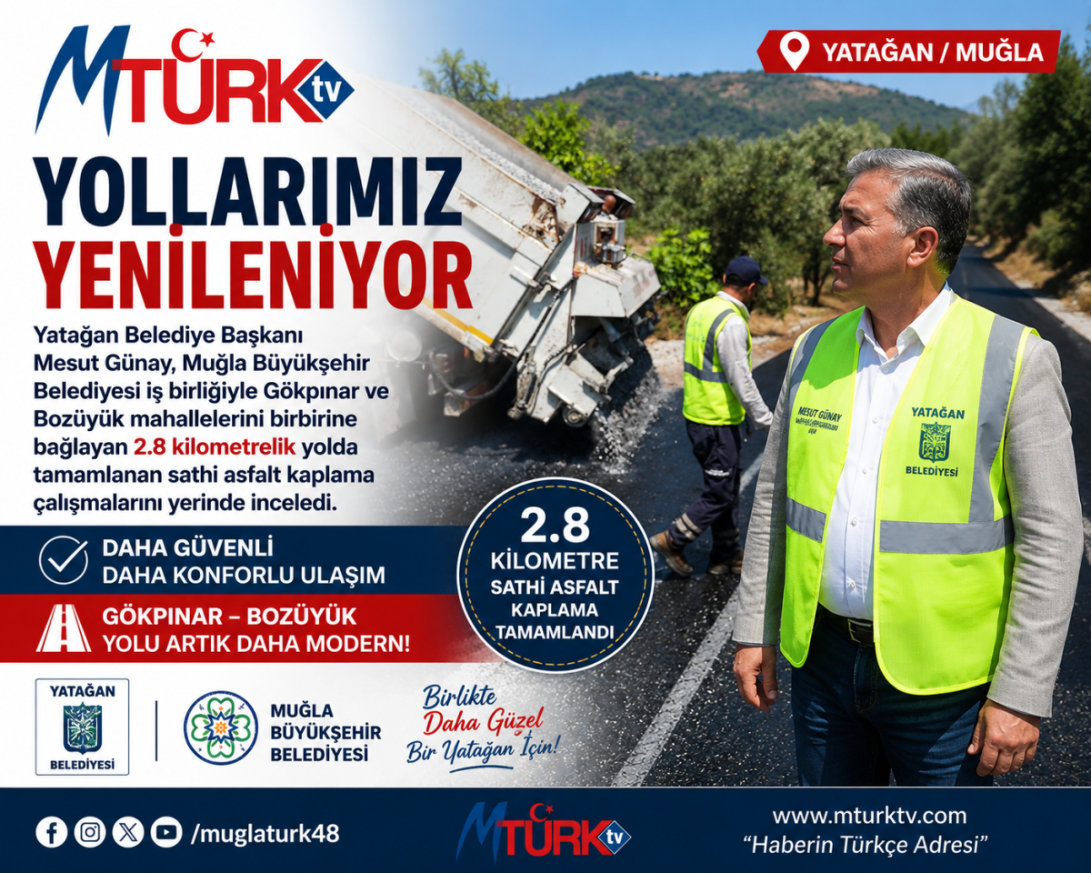 “Başkan Günay, 2.8 Kilometrelik Yolu Yerinde İnceledi”
