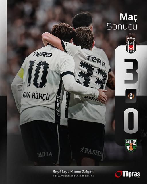 “UEFA Avrupa Ligi Play-Off Turu: BJK 3-0 KZ”