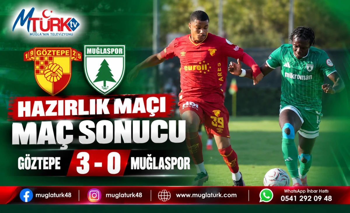Göztepe, Muğlaspor'u Hazırlık Maçında 3-0 Mağlup Etti