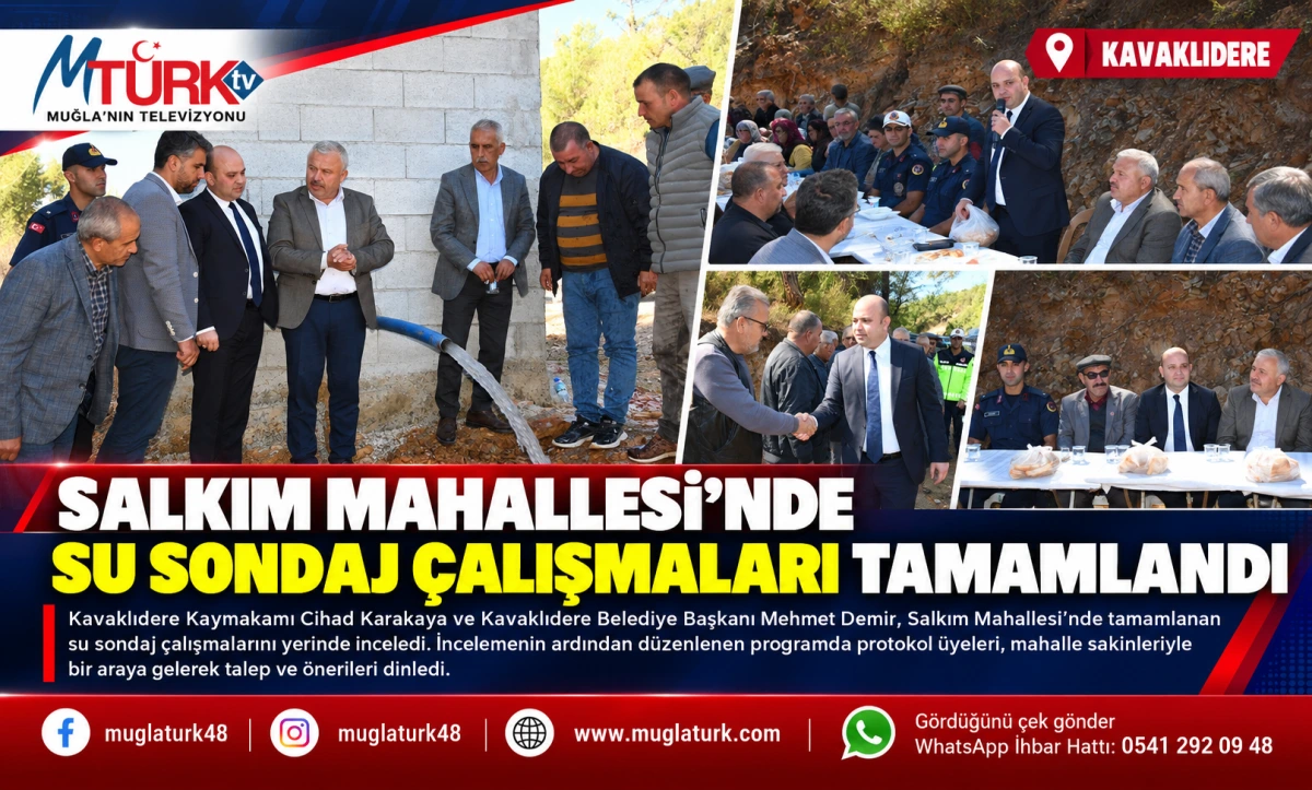 Salkım Mahallesi Yeni Suyuna Kavuştu