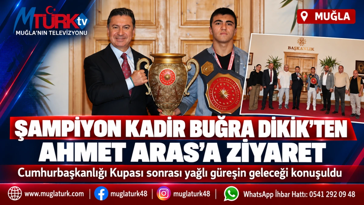 Kadir Buğra Dikik’ten Ahmet Aras’a Şampiyonluk Ziyareti