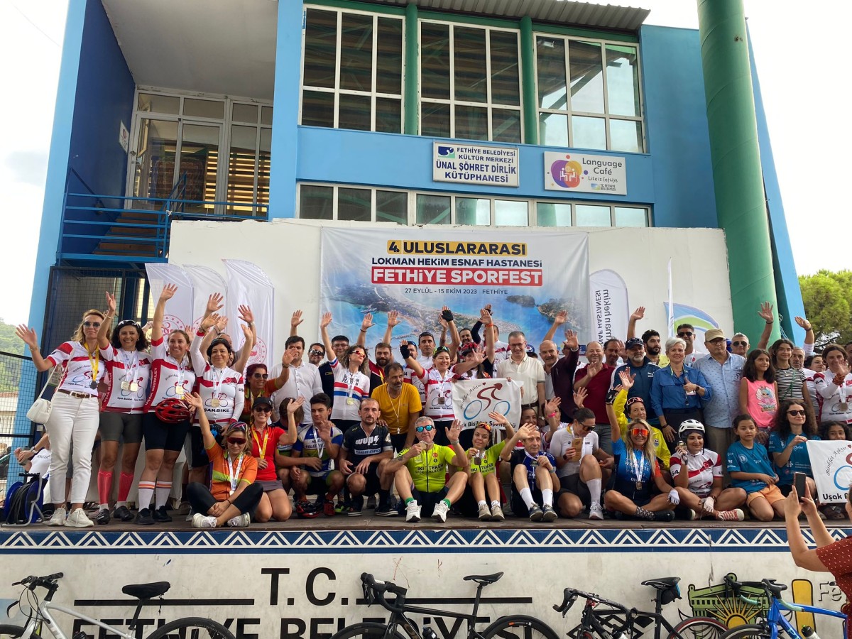 Fethiye Sporfest, Likya Granfondo Bisiklet Yarışı Yapıldı 