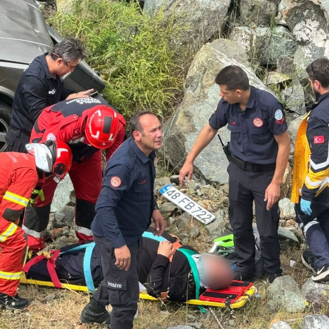 Ortaca’da korkutan kaza!