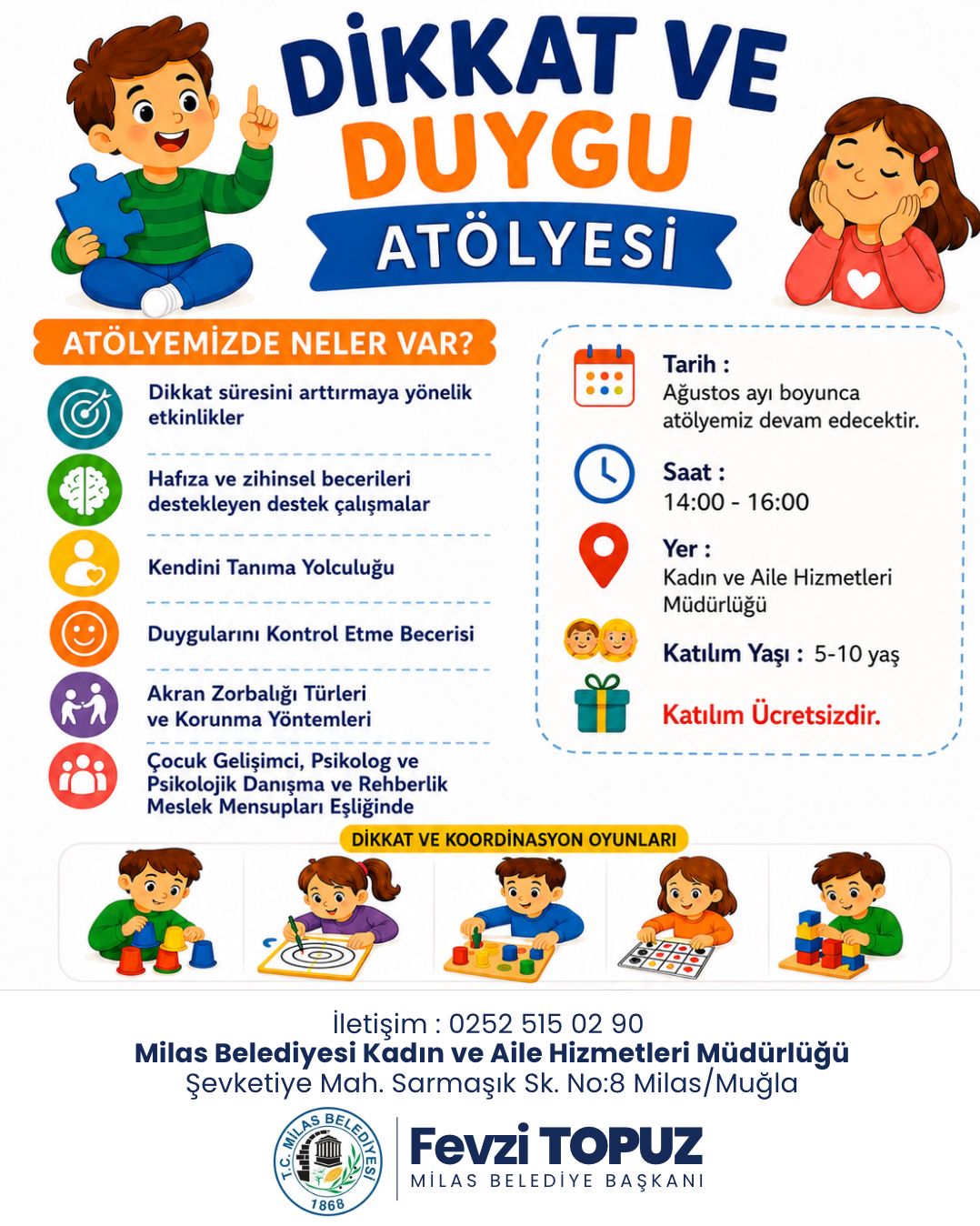 MİLAS BELEDİYESİ’NDEN ‘EKRANI KAPATIYORUZ, HAYATA ODAKLANIYORUZ’ ETKİNLİĞİ