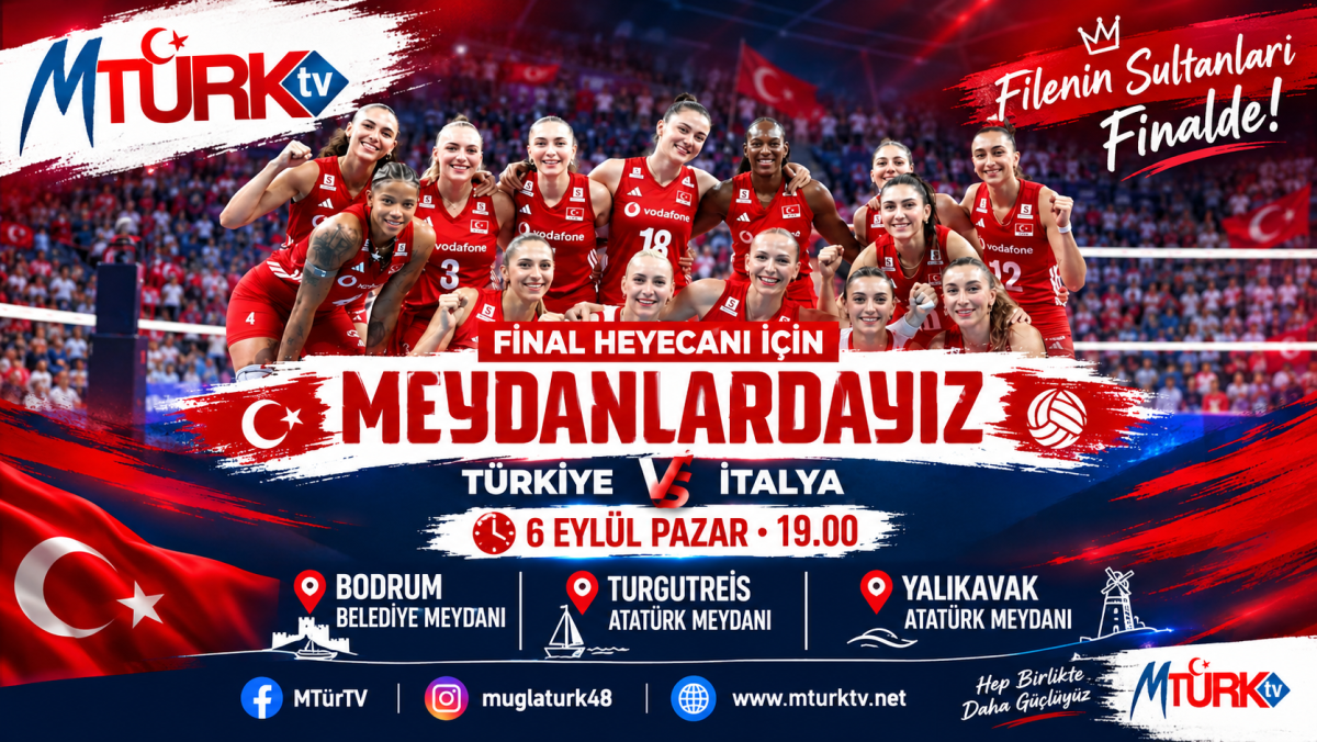 Bodrum’da Final Heyecanı Meydanlarda Yaşanacak