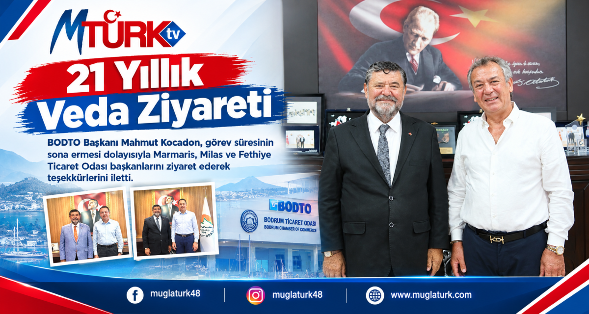 BODTO Başkanı Kocadon'dan Milas ve Muğla'ya Veda Ziyareti: