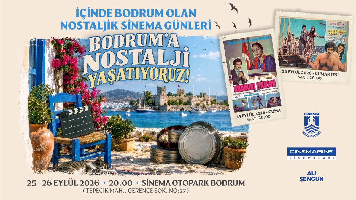 Bodrum Yeni Sinema Yeniden Hayatta! İki Klasik Film Ücretsiz Gösterimde