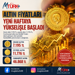 Çeyrek ve Cumhuriyet Altını Rekor Seviyelerde